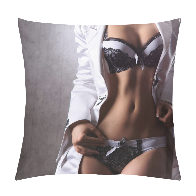 Personality  Body Of Sexy Woman In Nice Lingerie Pillow Covers