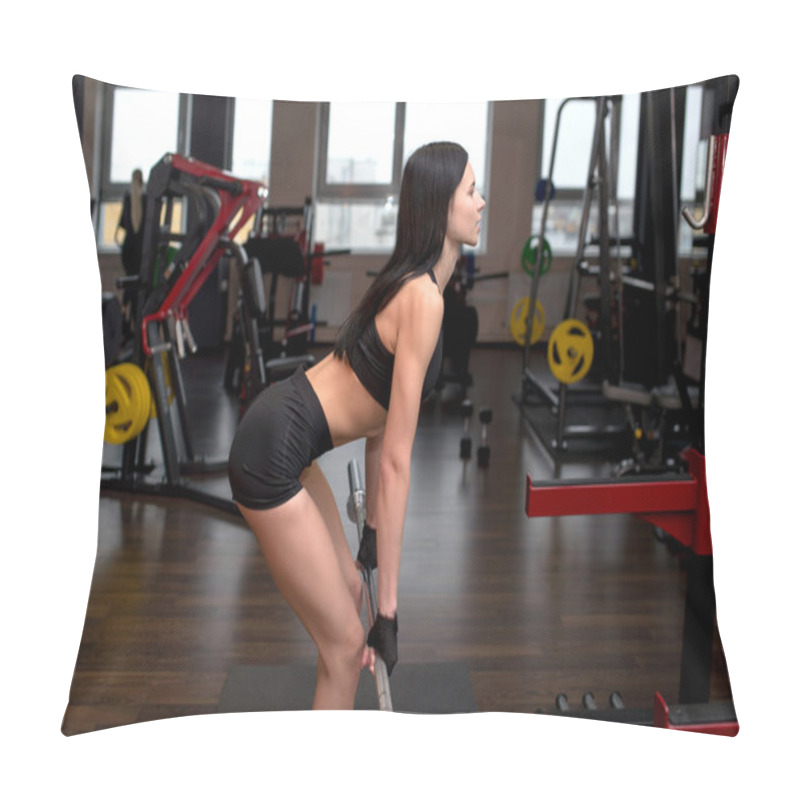 Personality  The Girl At The Gym Pillow Covers