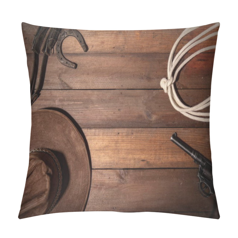 Personality  Dark Cowboy Background Pillow Covers