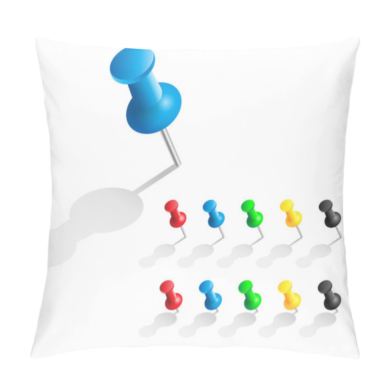 Personality  Vector Push Pin Collection Pillow Covers