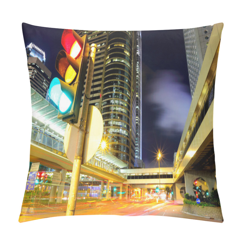 Personality  Traffic Light In The City Pillow Covers