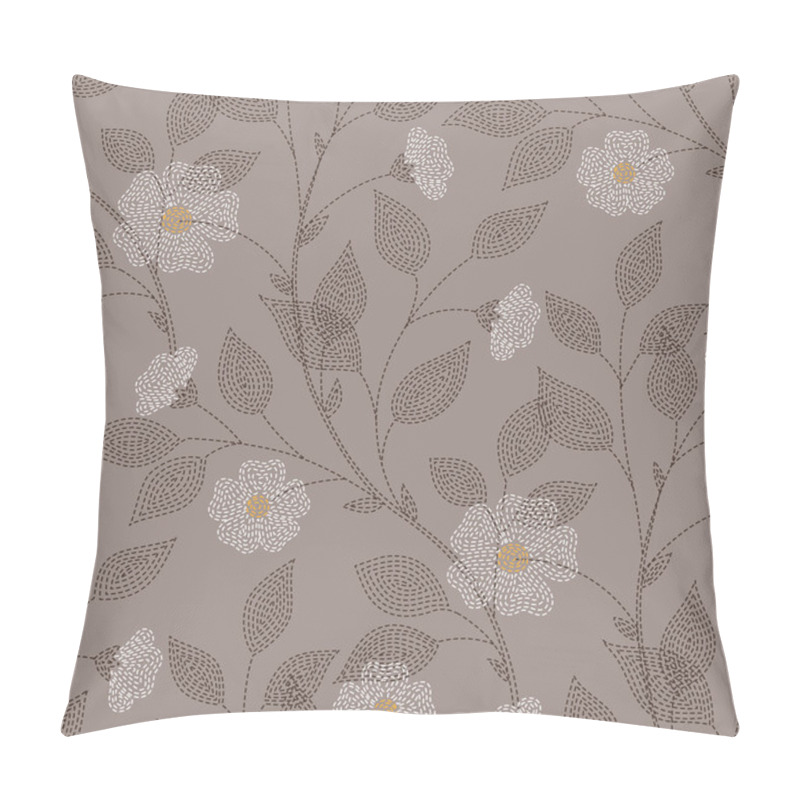 Personality  Embroidered Flowers Pattern Pillow Covers