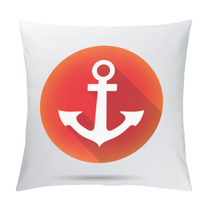 Personality  Anchor Icon. Pillow Covers