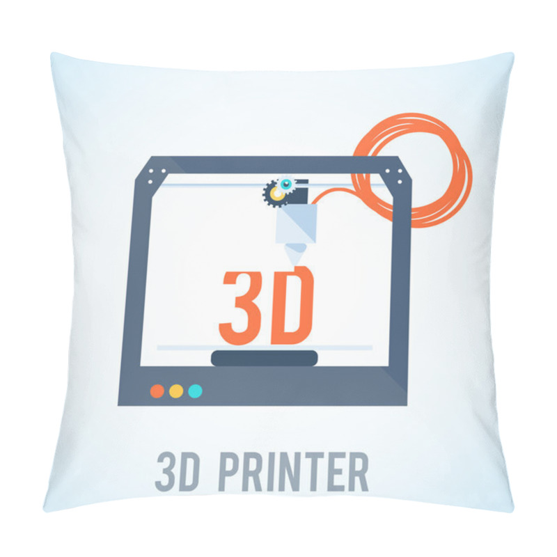 Personality  3d Printer Pillow Covers