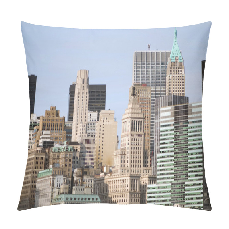 Personality  Lower Manhattan Skyscrapers Pillow Covers