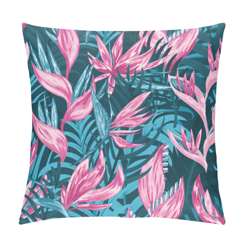 Personality  Hand Draw Tropical Flowers Pillow Covers