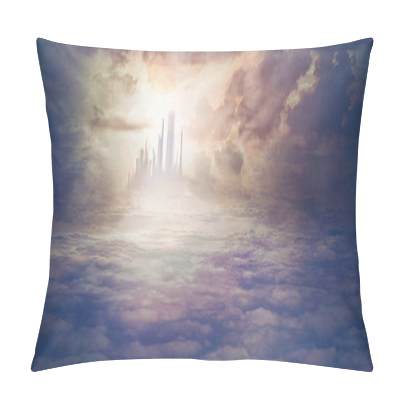 Personality  Heaven Is Majestic. Concept Shot Of What Heaven Would Look Like Pillow Covers