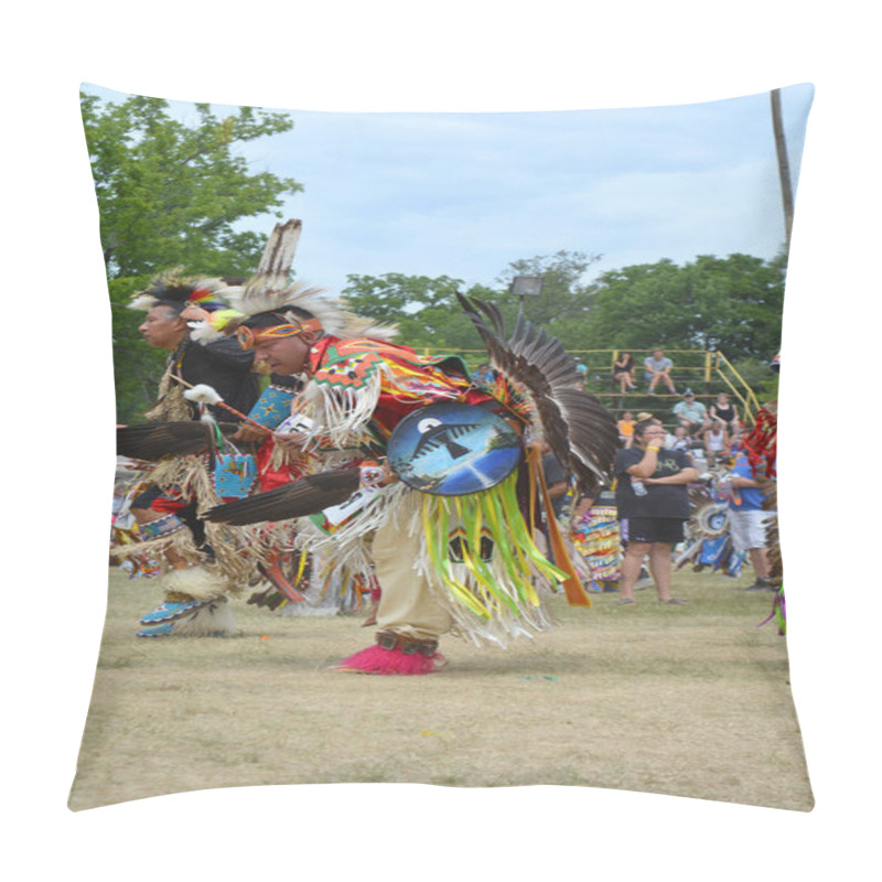 Personality  Fancy Feather Dancers Pow Wow Pillow Covers