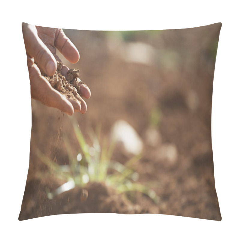 Personality  Man Holding Soil Pillow Covers