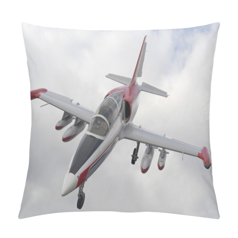 Personality  Aircraft In Clouded Sky Pillow Covers