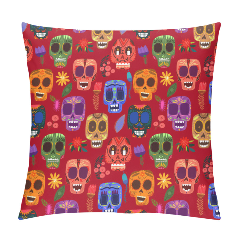 Personality  Mexican Day Of Dead Pattern Pillow Covers