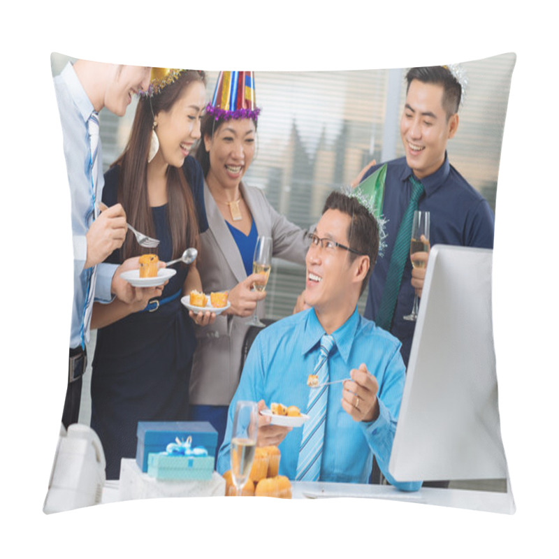 Personality  Eating Cupcakes Pillow Covers