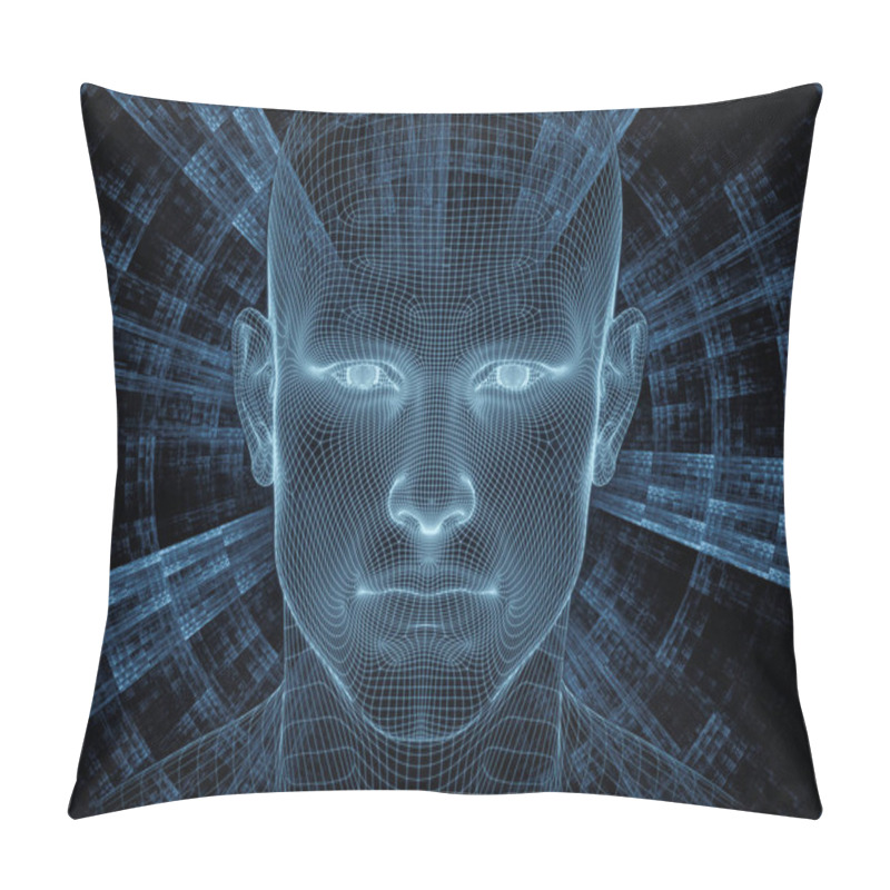 Personality  Beyond Digital Identity Pillow Covers