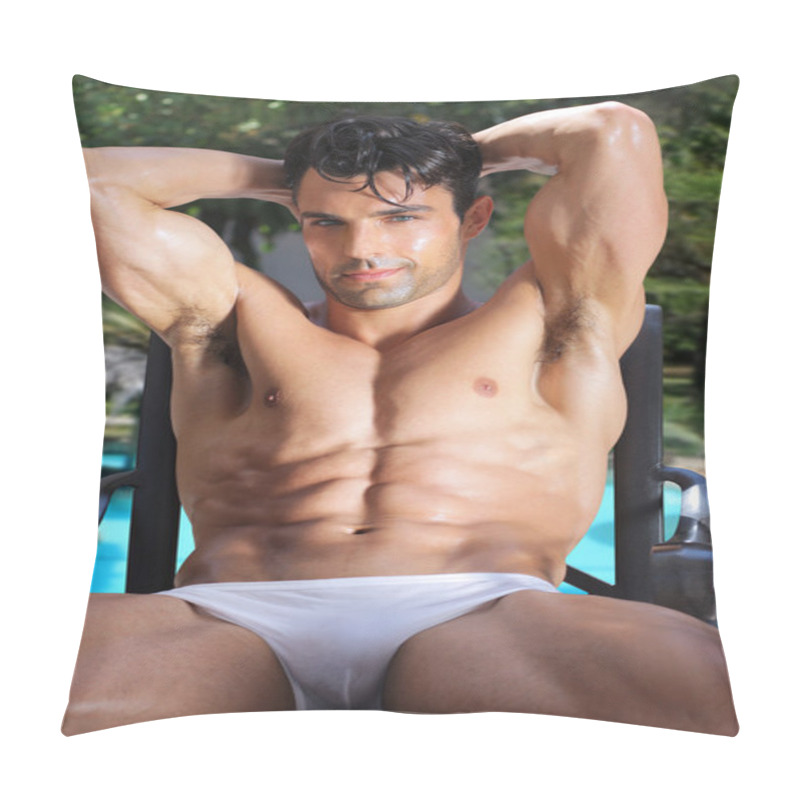 Personality  Sexy Man Outdoors Pillow Covers