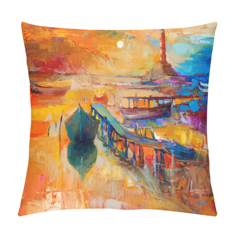 Personality  Ocean And Sunset Pillow Covers