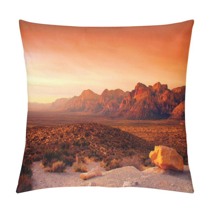 Personality  Red Rock Canyon, Nevada Pillow Covers