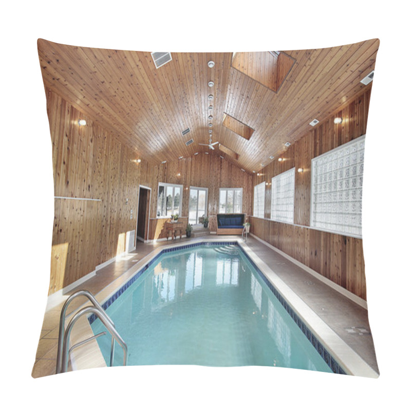 Personality  Swimming With Wood Paneled Ceiling Pillow Covers