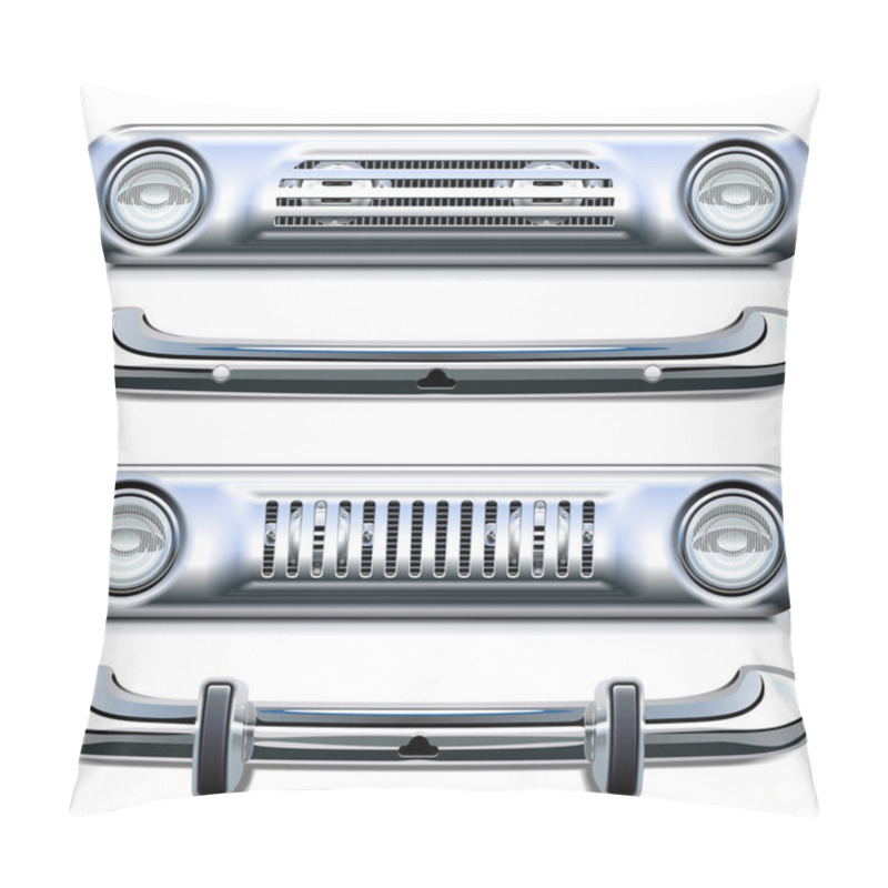 Personality  Vector Retro Chrome Bumpers Pillow Covers