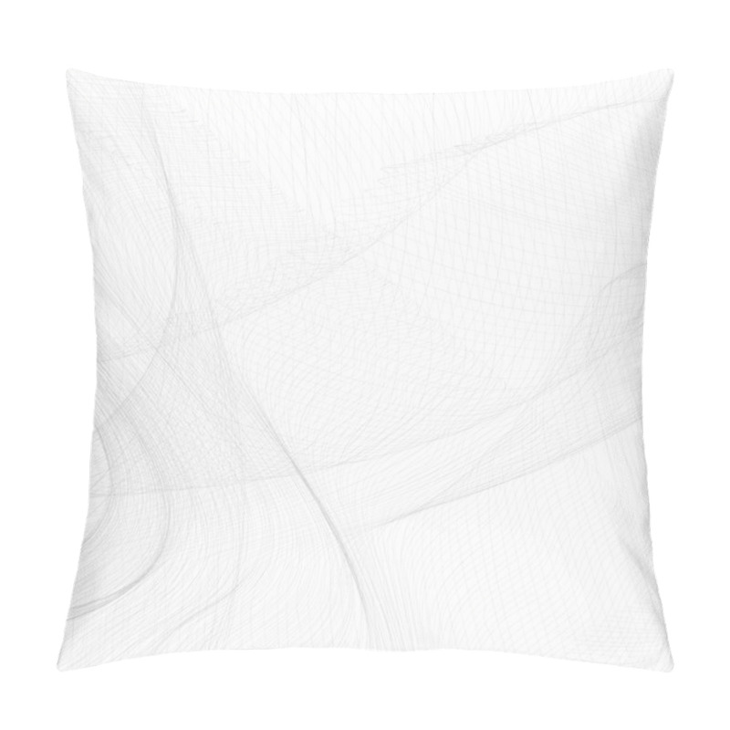 Personality  Grey Tangled Abstract Background For Design Pillow Covers