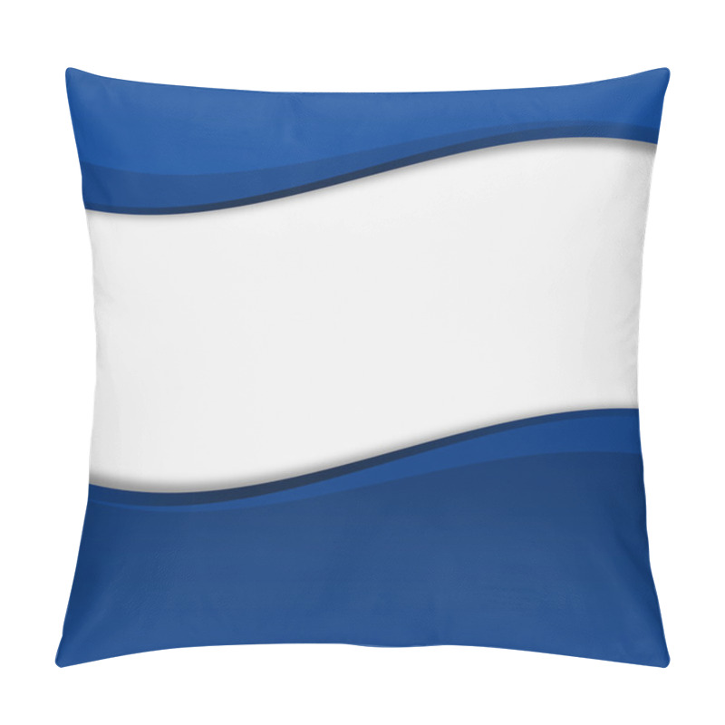 Personality  Blue Shapes Background Pillow Covers