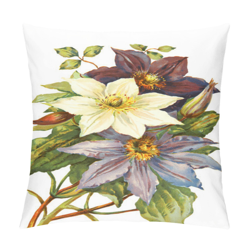 Personality  Flower Illustration Pillow Covers