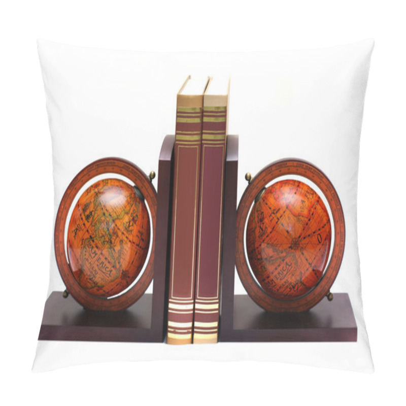 Personality  Two Globes On A Stand Pillow Covers