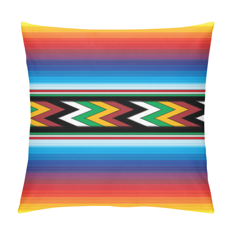 Personality  Seamless Mexican Pattern Pillow Covers