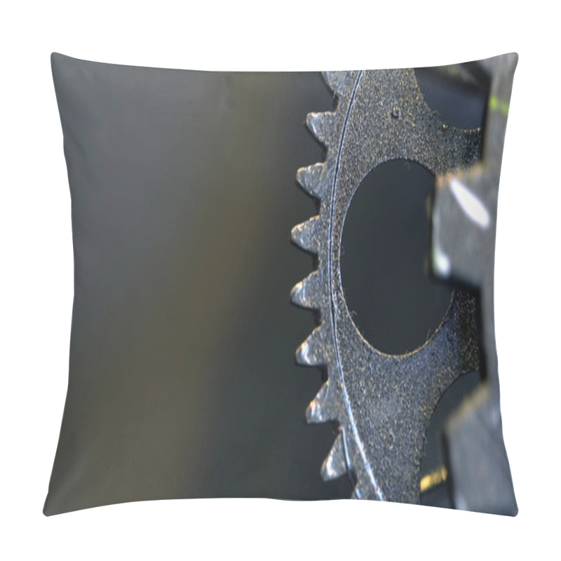 Personality  Retro Rusty Mechanic Clock Gears Pillow Covers