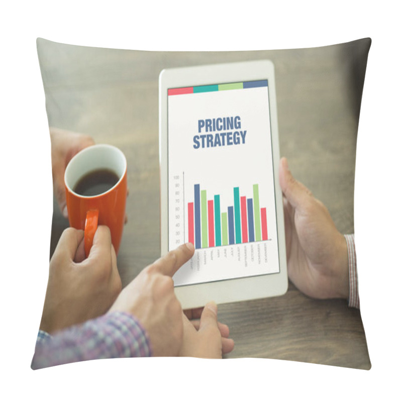 Personality  Business Charts And Graphs On Screen  Pillow Covers