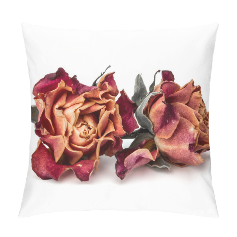 Personality  Dried Rose Flower Heads Pillow Covers