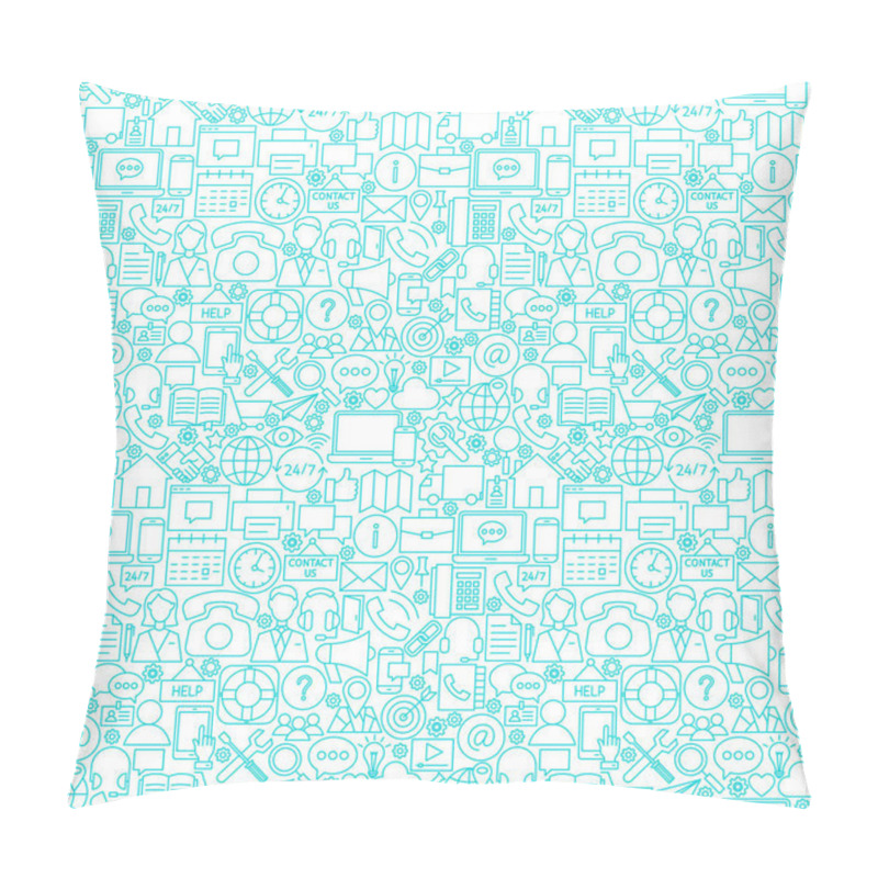 Personality  Line Contact White Seamless Pattern Pillow Covers