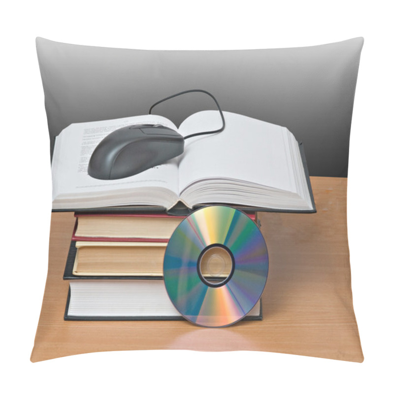 Personality  Books, Dvd, And Mouse Pillow Covers