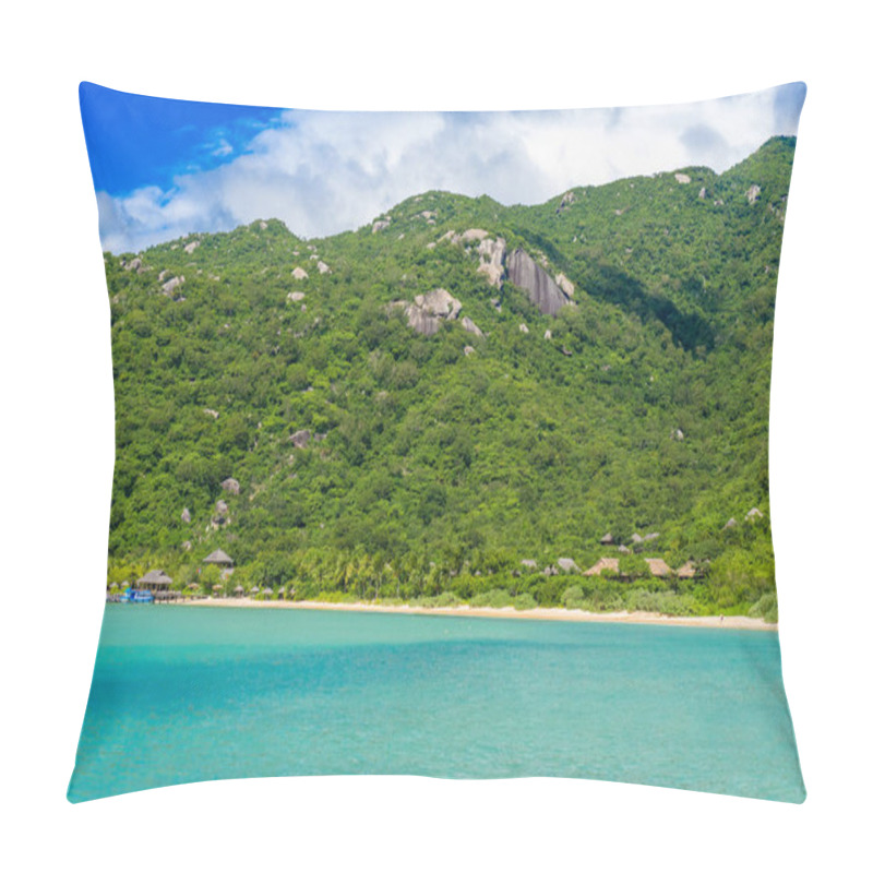 Personality  Beautiful Beach At Coast Of Vietnam - Ninh Van Bay Pillow Covers