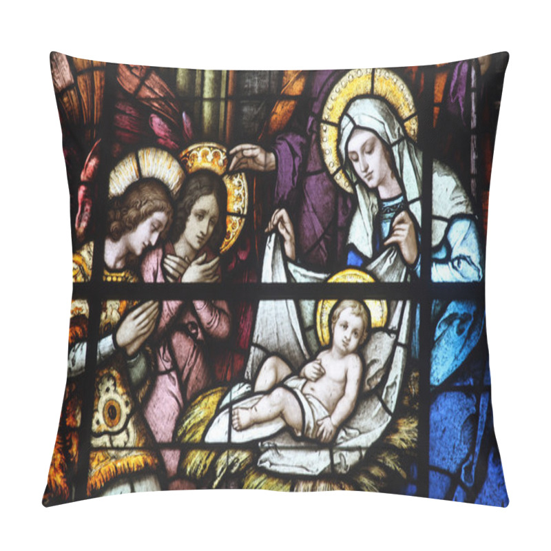 Personality  Nativity Scene Pillow Covers