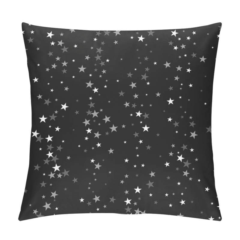 Personality  Random Falling Stars Scatter Vertical Lines With Random Falling Stars On Black Background Lovely Pillow Covers