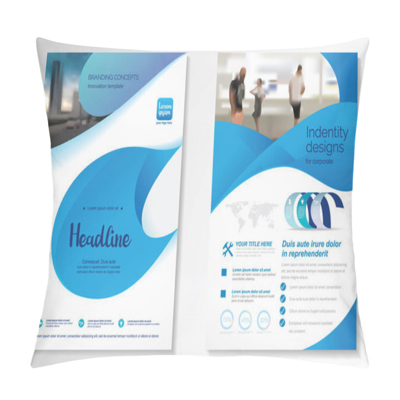 Personality  Template Vector Design For Brochure, AnnualReport, Magazine, Pos Pillow Covers