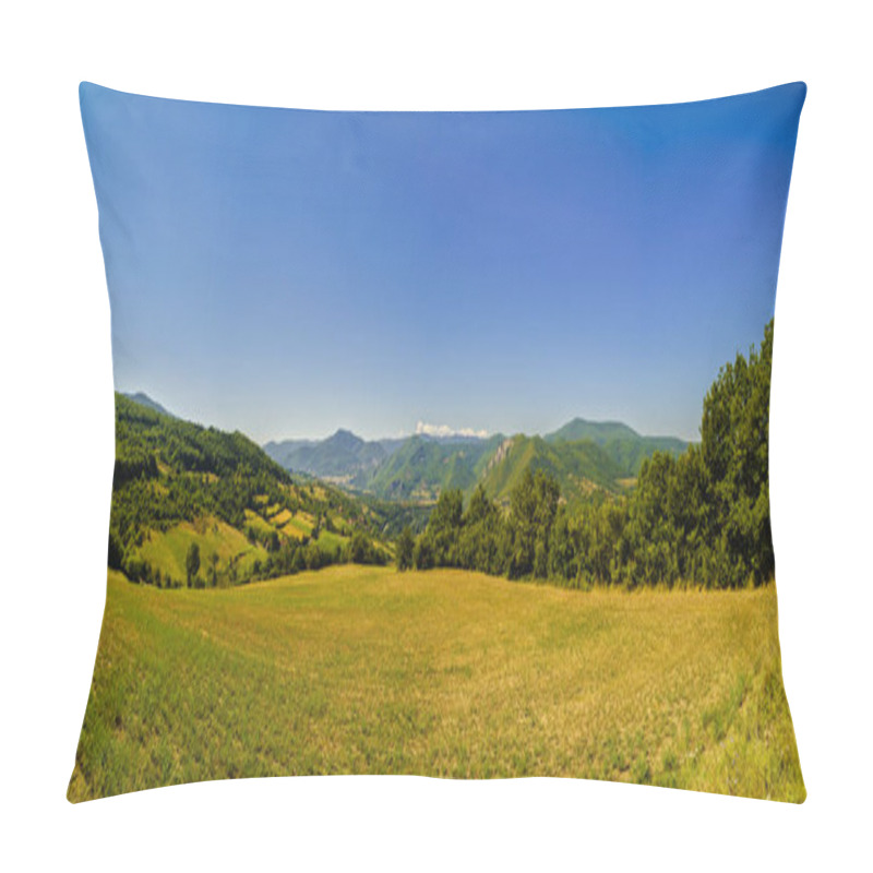 Personality  Beautiful Mountain Panorama In The Balkans On A Summer Day Pillow Covers