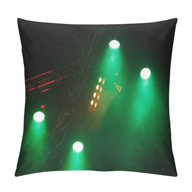 Personality  Massive Concert Lighting Installation With Bright Lights Pillow Covers