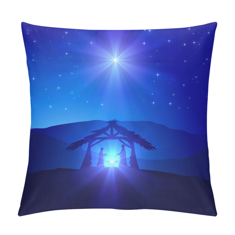 Personality  Christmas Scene Pillow Covers