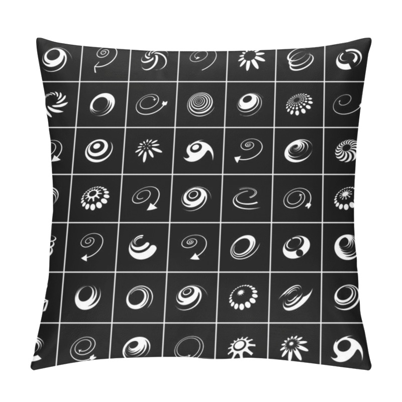 Personality  Design Elements Set. Abstract Icons. Pillow Covers