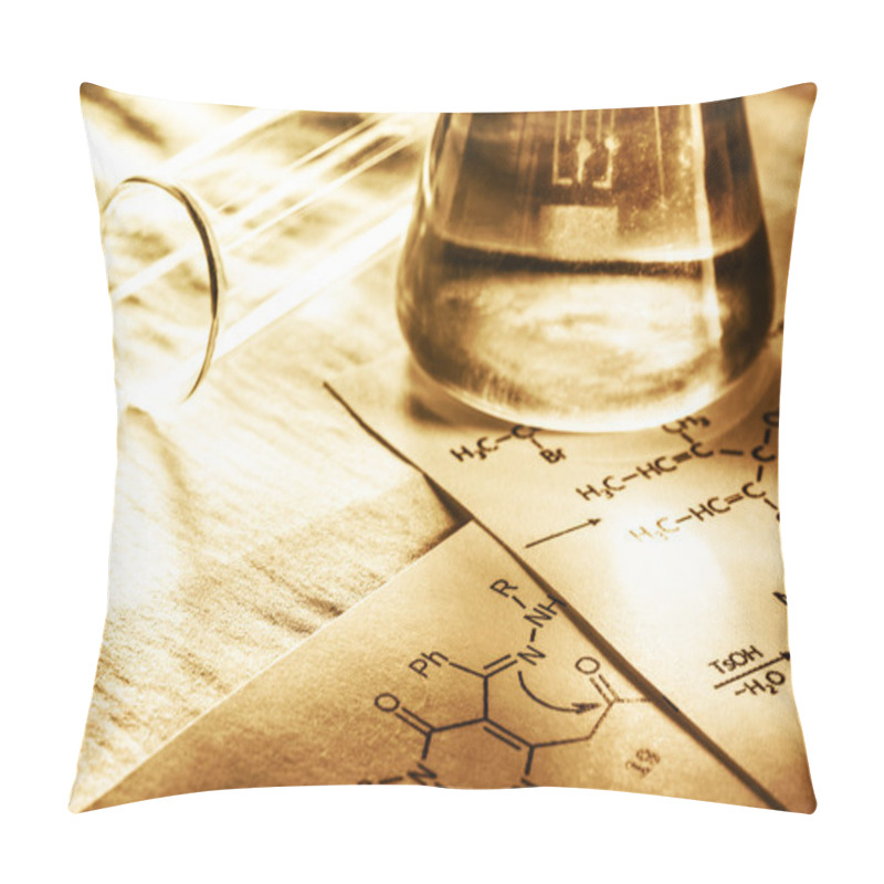 Personality  Chemistry With Reaction Formula Pillow Covers