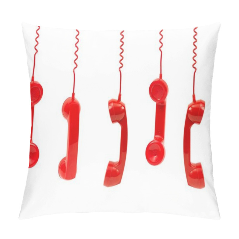 Personality  Red Phone Handsets Pillow Covers