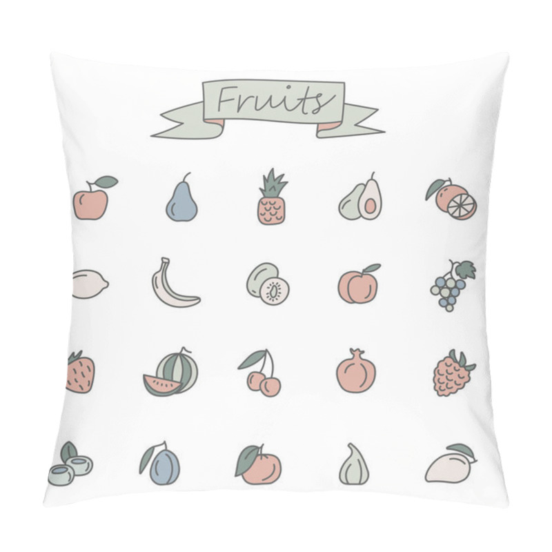 Personality  IconsFruits Pillow Covers