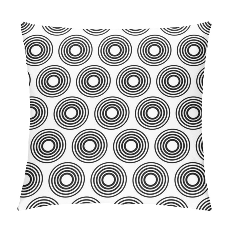 Personality  Abstract Concentric Circles Pattern Pillow Covers