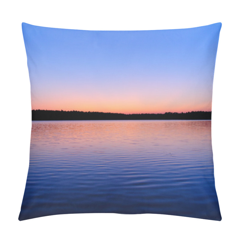 Personality  Beautiful Sunrise Over Lake Pillow Covers