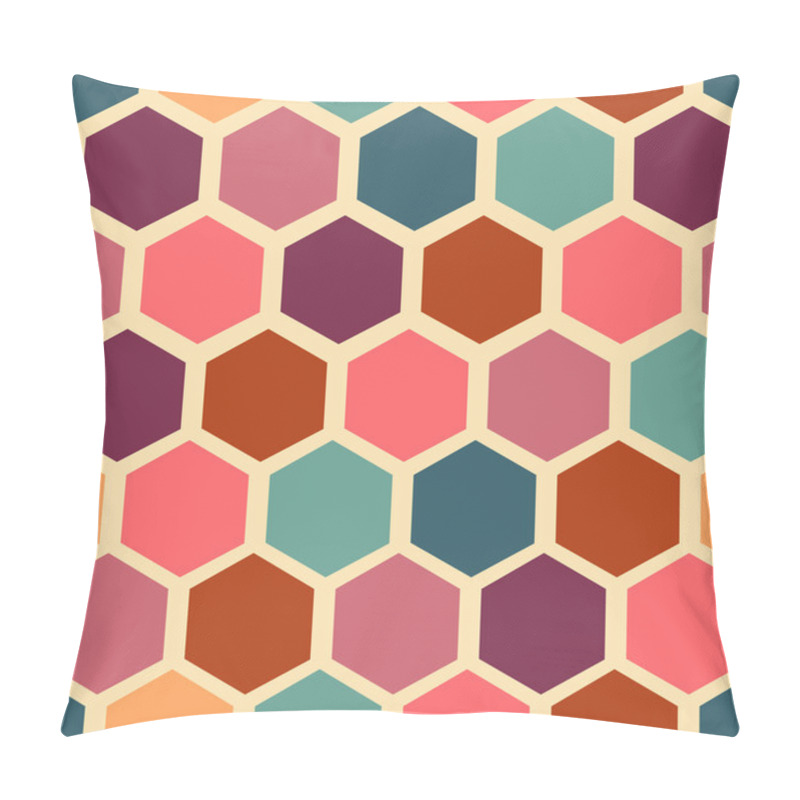 Personality  Geometric Hexagon Seamless Pattern Pillow Covers