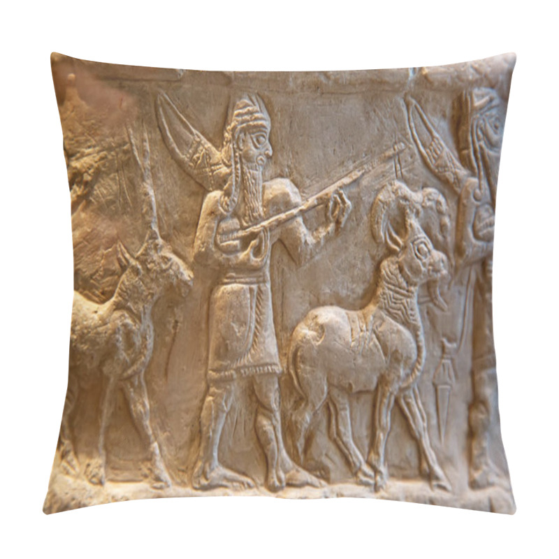 Personality  Ancient Sumerian Artifact Pillow Covers