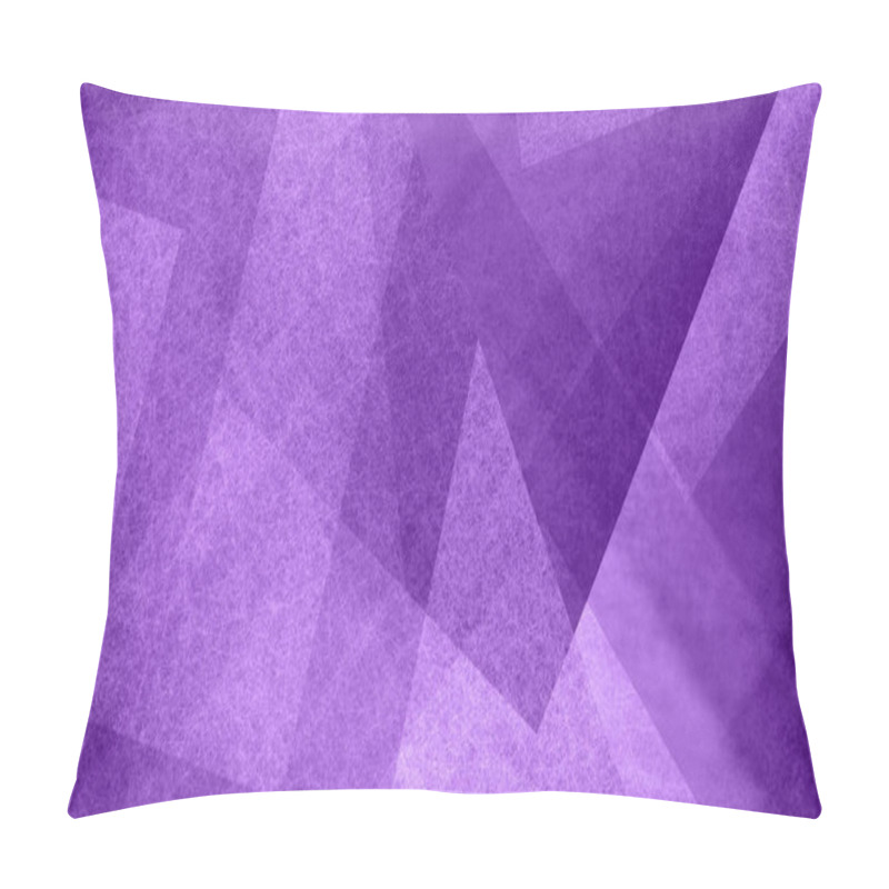 Personality  Abstract Purple And White Background With Geometric Diamond And Triangle Pattern. Elegant Textured Shapes And Angles In Modern Contemporary Design. Pillow Covers