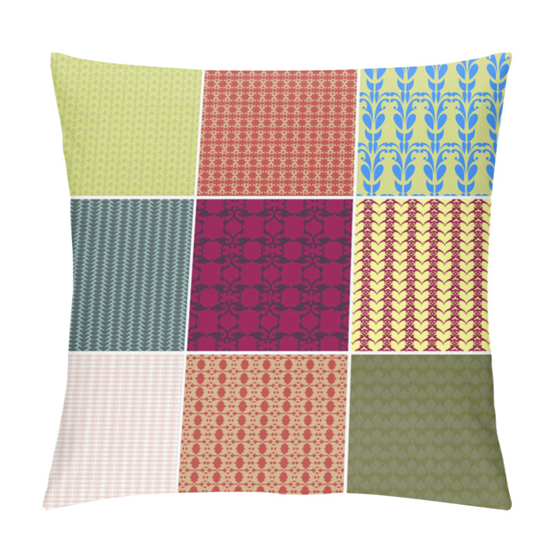 Personality  Set 9 Patterns Seamlessly Pillow Covers