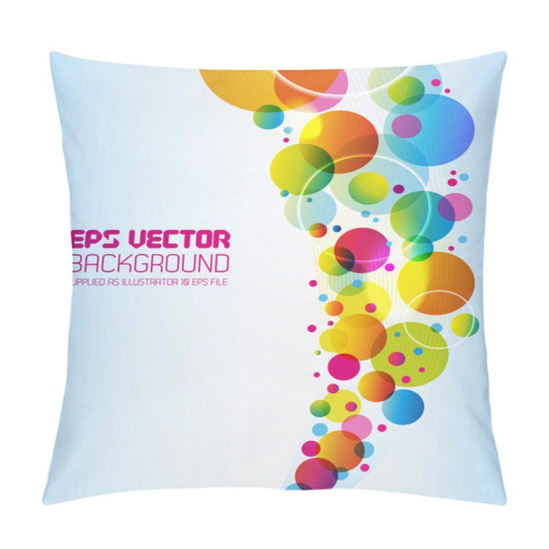 Personality  Abstract Background - Circles Pillow Covers